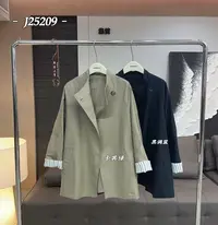 温柔瑶-集简秋款福利#大牌风简约斗篷风衣#25209