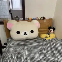 轻松熊可爱玩偶靠垫床上靠枕毛绒玩具搂睡抱枕公仔送男女生日礼物