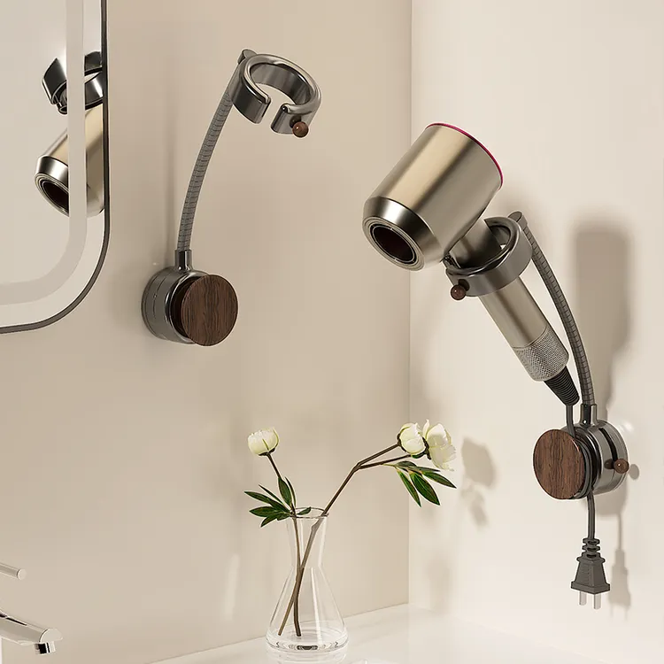 吸盘吹风机支架懒人解放双手吹风机挂架浴室吹风机架子免打孔pp