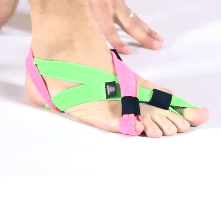 脚趾弹力带拇外翻扁平足锻炼脚底足弓足部训练器拇指训练拉力带