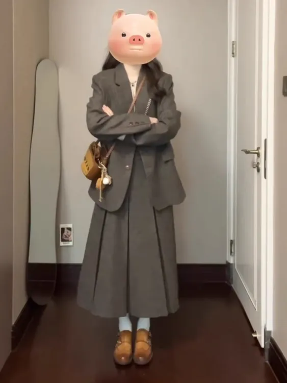 穿搭一整套高级感两件套巨好看的西装套装女2025秋季新款超火流行