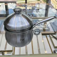 德国ive18/10不锈钢奶锅多层钢加厚加深防溢辅食奶锅厨房微压奶锅