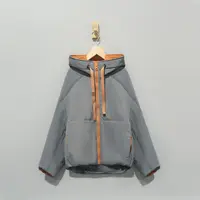 【且听风吟】0517186原单高货连帽抽绳厚款保暖棉服 衣长67 胸围148