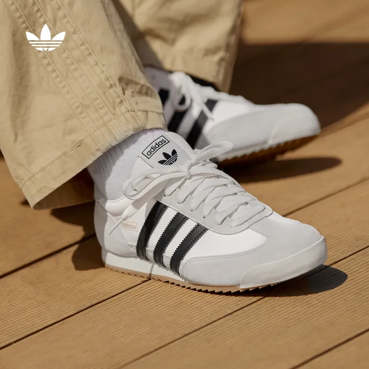 流光风 阿迪达斯三叶草 T头鞋 R71复古经典薄底运动鞋男女 KI8876
