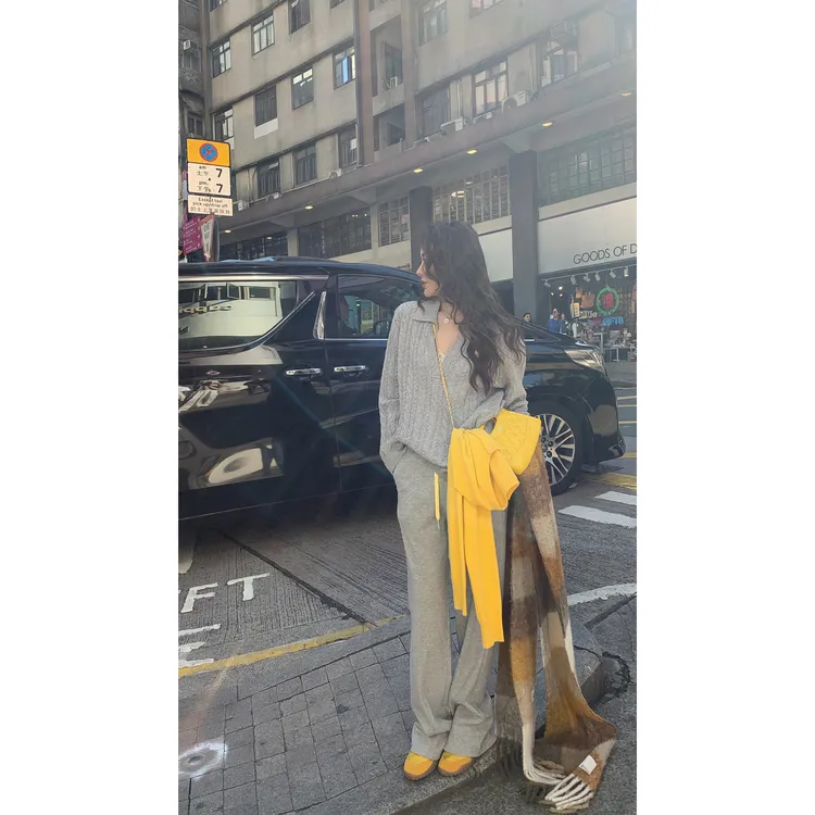 Singularity Me 12A 7065 厚款内里磨毛冬抽绳立体裁切显瘦休闲裤