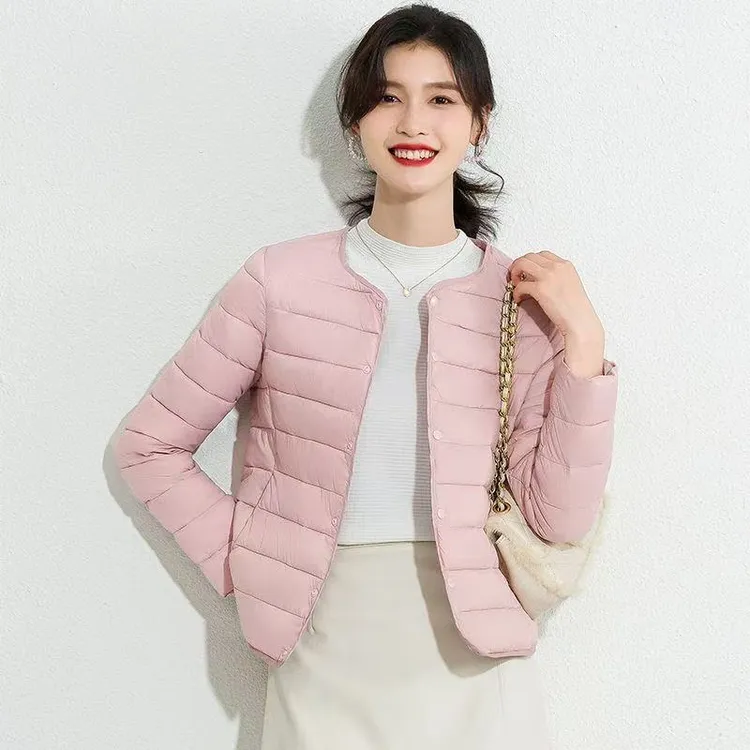 棉服女2025新款韩版修身内搭轻薄小棉衣棉袄外穿短款秋冬外套6789