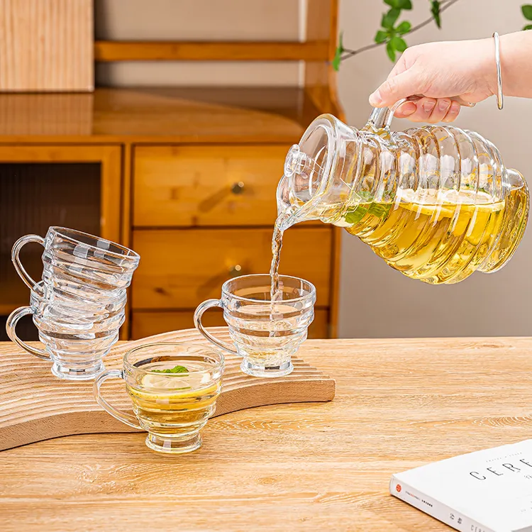 耐热大容量水壶水杯套装凉水壶玻璃家用创意凉水杯水具套装