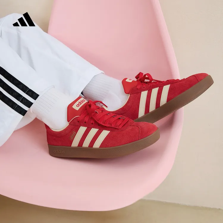 双旦礼遇阿迪达斯 T头鞋 VL COURT CLASSIC板鞋德训鞋男女 KK3774