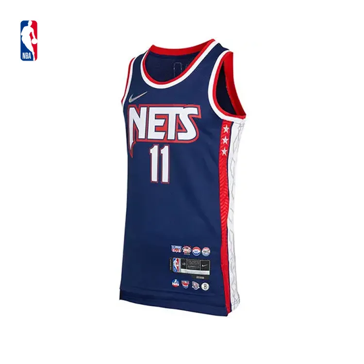 【75周年纪念款】NBA官方篮网凯里欧文球衣男子速干球衣