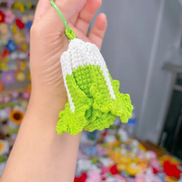 【成品】手工钩织白菜百财好运精致创意包包挂饰钥匙扣礼物