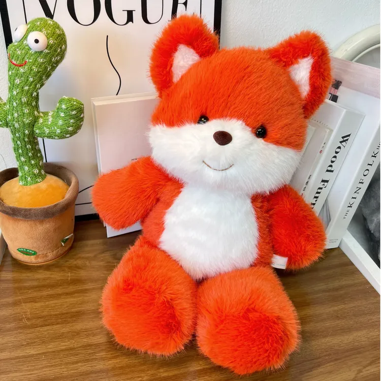 超萌跑跑系列猫咪公仔可爱小飞龙狐狸毛绒玩具床上哄睡送女友礼物
