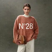 【小小莎专属】N°28圆领套头毛衣女慵懒风针织衫上衣895392M021