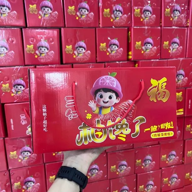 正宗三红柚鲜甜多汁皮薄中秋红柚一件2粒装