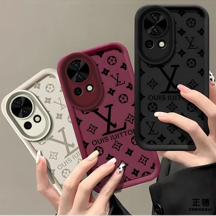 适用华为nova13手机壳华为nova13pro阶梯壳花纹字母新女款时尚防