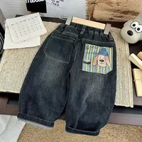 春秋装百搭新款儿童裤子韩版洋气小孩男童男宝宝宝夏季潮牌牛仔裤