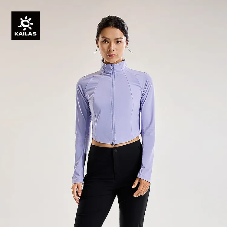 KAILAS凯乐石M8-LT立领软壳衣轻量防泼透气外套防晒户外徒步女款