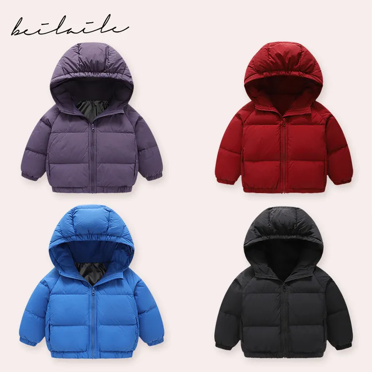 【连帽三防羽绒服 小乐妈咪】婴儿童羽绒服男女宝秋冬外套 下架