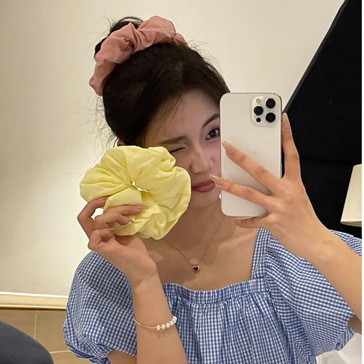 元气满满大肠发圈女2025新款高级感头绳扎头发橡皮筋发饰头饰
