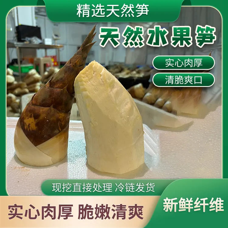 【冷链发货】云南新鲜水果竹笋可生吃现挖现发甜笋甜龙笋凉拌正宗