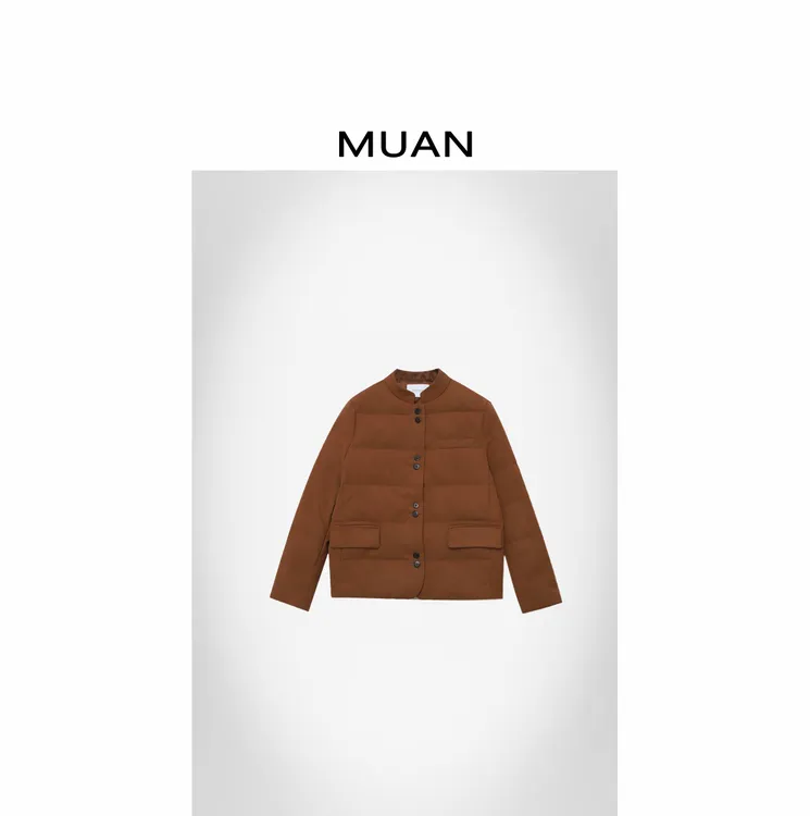 木岸MUAN：《围炉煮茶鹅绒服》定制中古老钱90白鹅羽绒服D-MJ-F8359