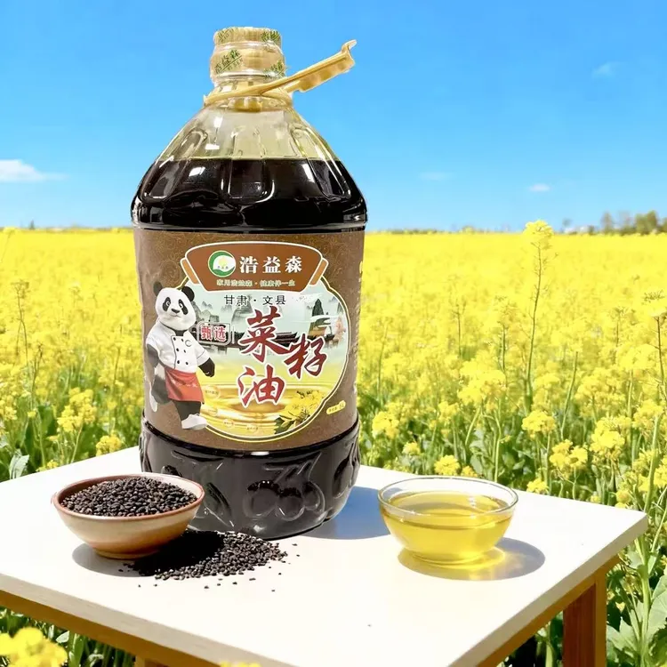 物理压榨菜籽油，纯压榨无添加