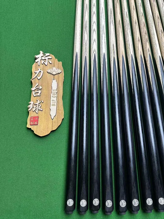 BLP标力黑通手工一体通杆斯诺克9.5MM小头台球杆