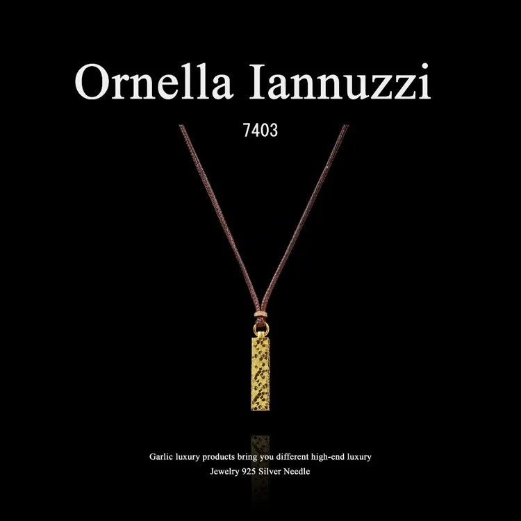 镀K金  Ornella Iannuzzi项链-7403（80cm）