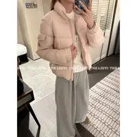 【LIUYI】肯豆羽绒服~轻盈感90白鸭绒羽绒立领保暖短款羽绒服510103
