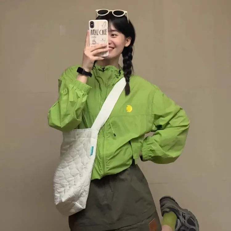 原野空间GRASS SPACE防晒衣女夏防紫外线透气连帽防晒服外套潮