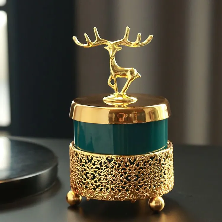 创意个性带盖烟灰缸北欧风格家用防飞灰潮流时尚