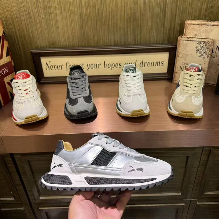 透气系带四季通用夏季纳帕纹运动休闲鞋薄款素面时尚休闲鞋