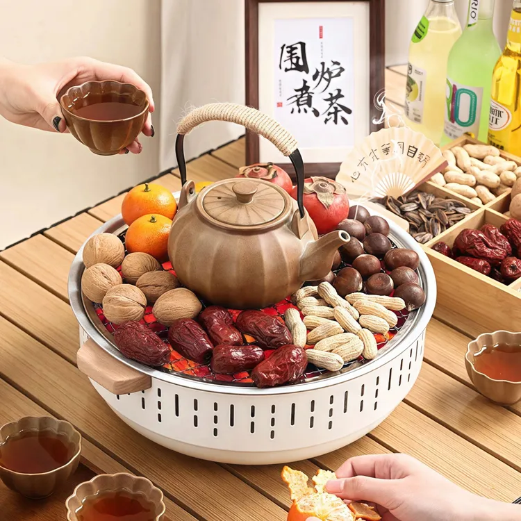 多功能炭烤炉露营户外烤肉炉围炉煮茶便携炉子