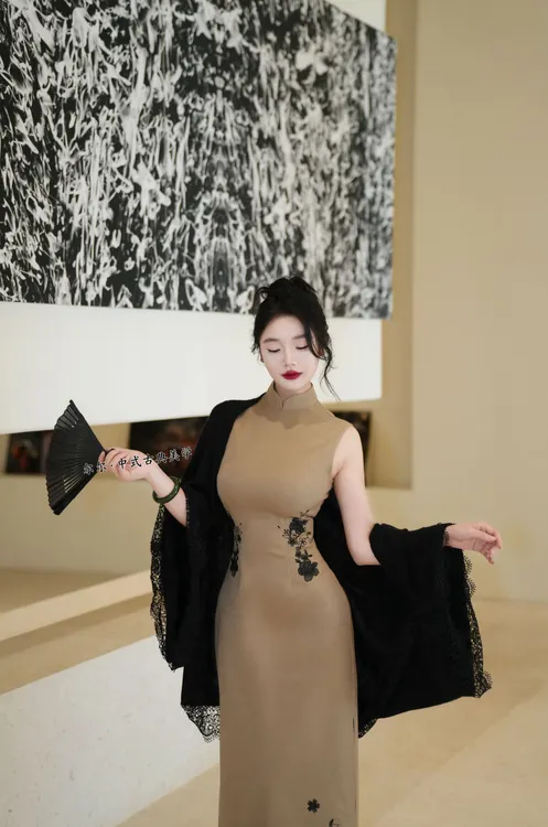 尔尔古典美学【针织蕾丝边披肩】