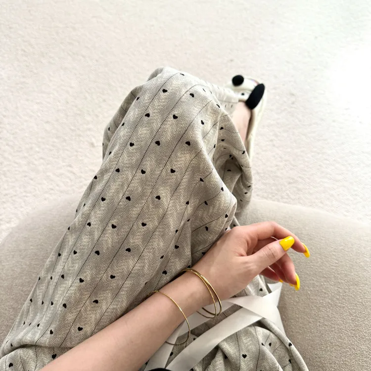 棉绸睡裤夏季宽松女睡裤薄款绵绸阔腿显瘦网红大码遛弯裤外穿