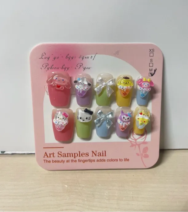 定制款穿戴甲美甲带图咨询主播后下单