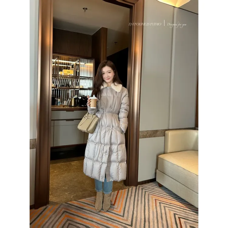 【DATOUHEI 秋冬新品】“瑞士雪夜"泡芙长三防羽绒外套D225R20256