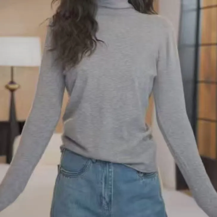 余紫绮【必备打底】秋冬新款高领基础百搭打底衫YZ2677040