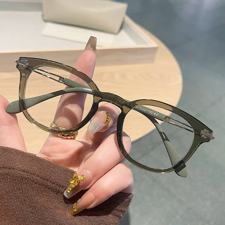2025新款眼镜时尚个性百搭女款眼镜框素颜显瘦防蓝光可配近视片