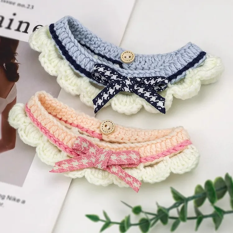 猫咪围脖宠物蝴蝶结围巾饰品幼猫布偶猫口水巾小狗狗项圈围兜