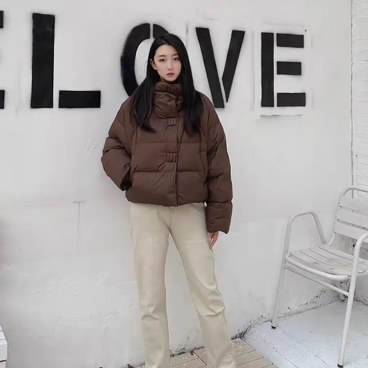 2025年新款冬季韩版棉服女时尚短款小个子宽松加厚面包服外套