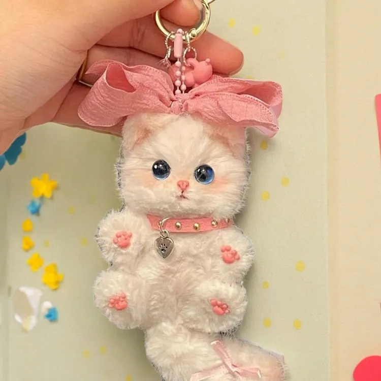 扭扭棒小猫可爱diy材料包毛绒手工自制成品送女生可爱治愈小物件