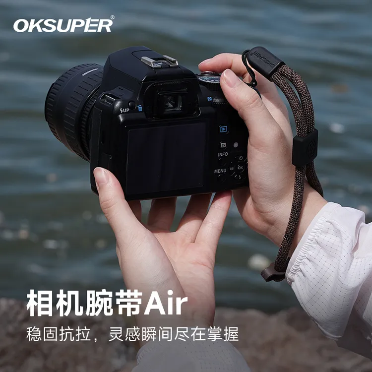 OKSUPER相机手腕带编织手绳单反微单索尼佳能富士尼康复古时尚