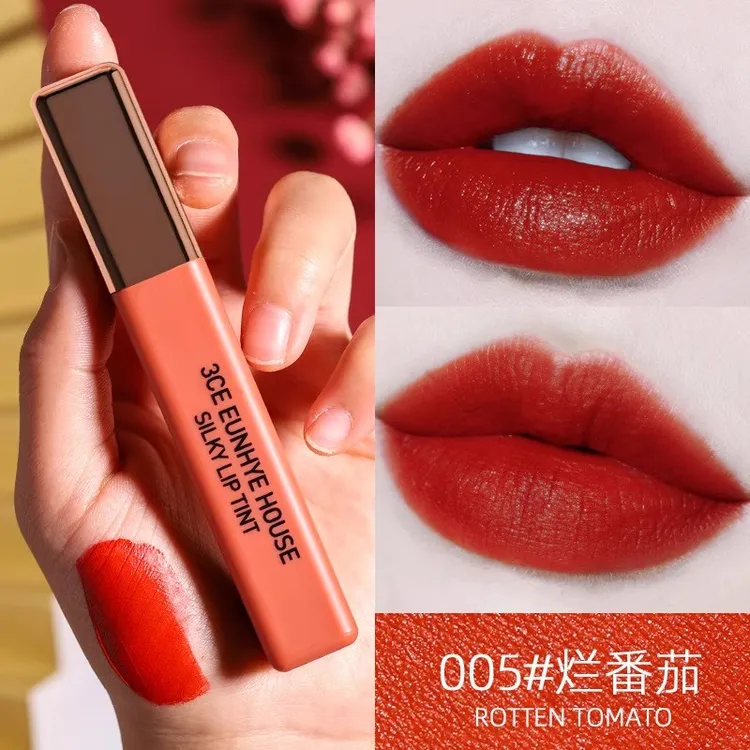 【专柜正品】3CE EUNHYE HOUSE奶油丝滑哑光唇釉不沾杯甜美显白唇彩