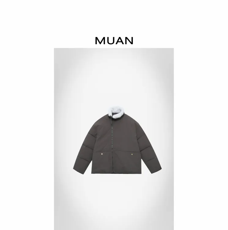 木岸MUAN：《香根草棉服》定制高级百搭长袖棉服外套女D-DG3-6838