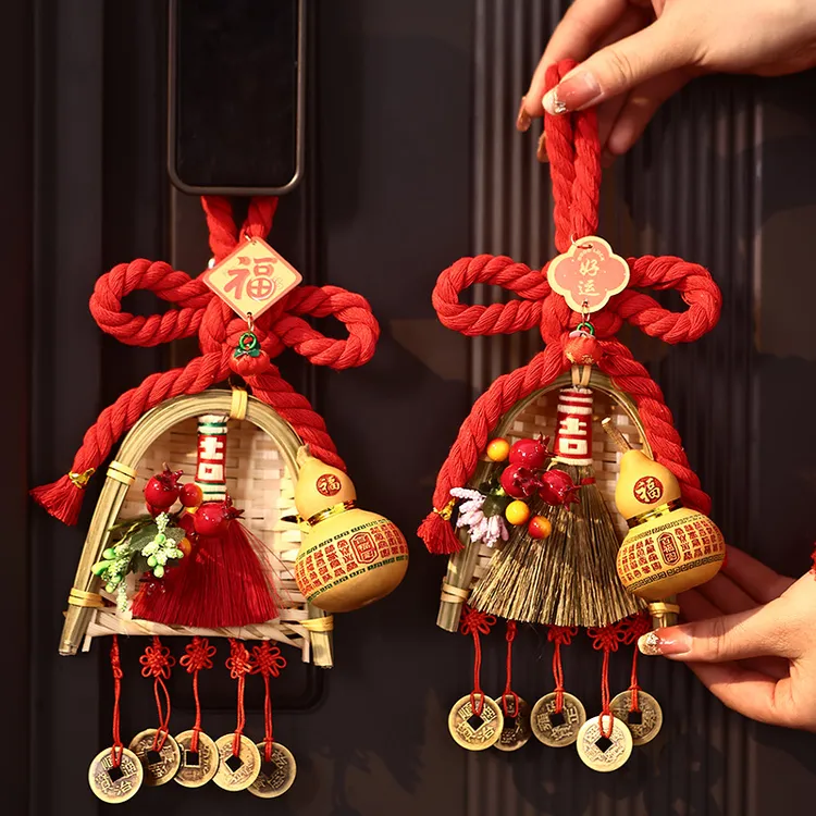 新年挂饰2026中国结挂件花环门挂马年过年元旦装饰春节场景布置