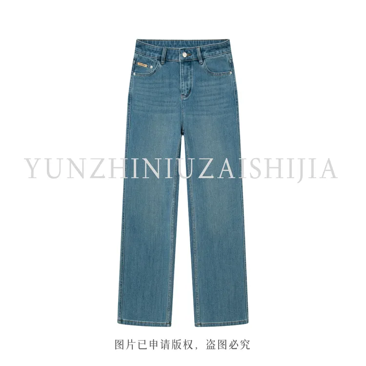 【中山玉婷】• 绿野仙踪 • 春夏&定制升级版-百搭窄版直筒牛仔裤女