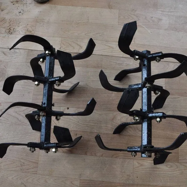 小型耕耘机用旋耕刀松土刀锰钢材质硬地刀松土刨地刀深耕耐用农用