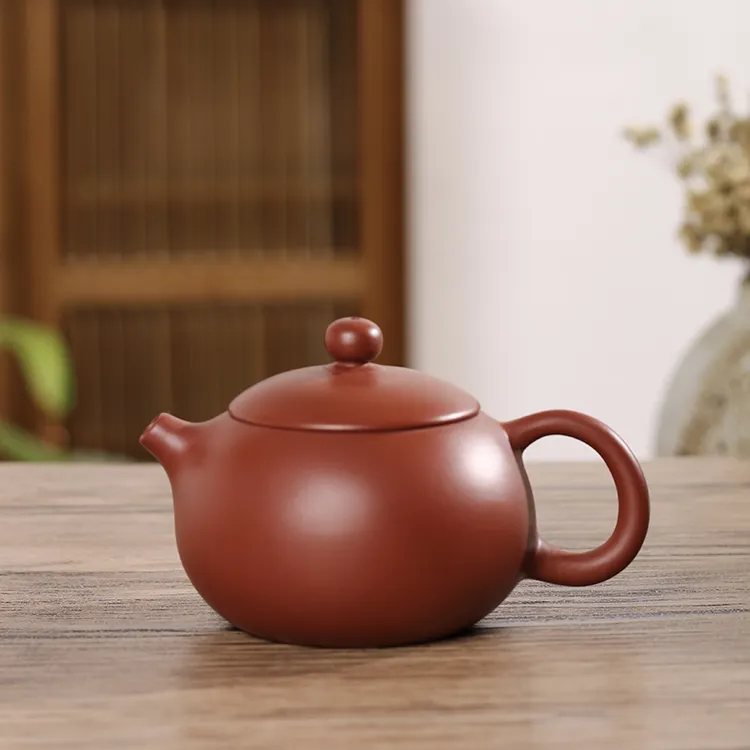 潮州朱泥冲罐泡茶壶小品壶西施壶大容量工夫茶壶手工家用茶壶