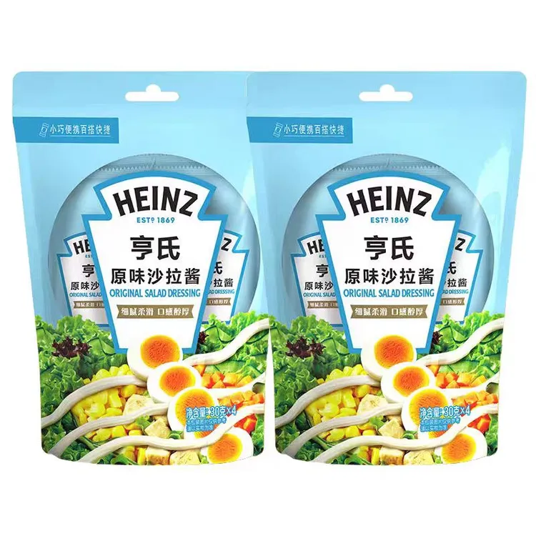 【保质期至2025-09-04】亨氏 原味沙拉酱120g（30g*4包）*6袋