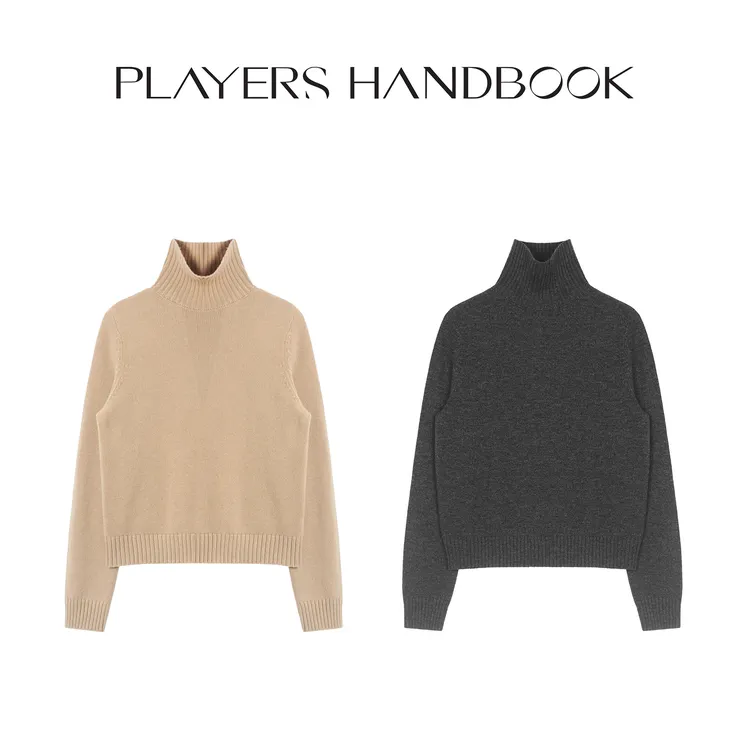 PH 《蛋卷》立体小高领羊毛混纺基础百搭时尚百搭针织毛衣 PH3268